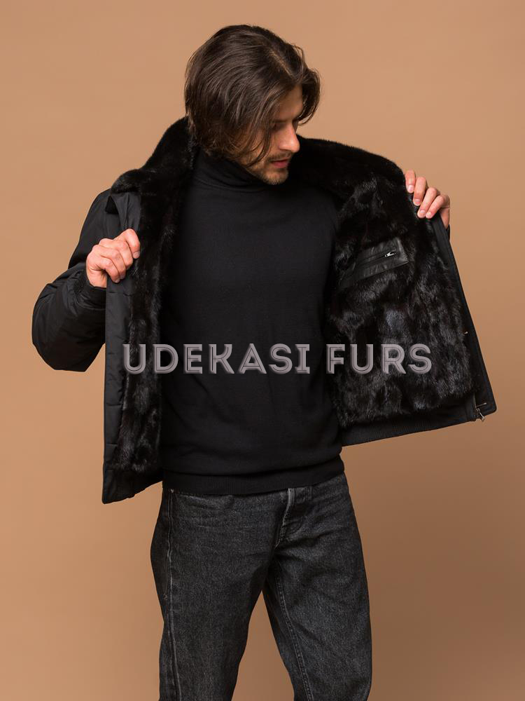Куртка с мехом норки 4169-004 | Udekasi Furs  - #2