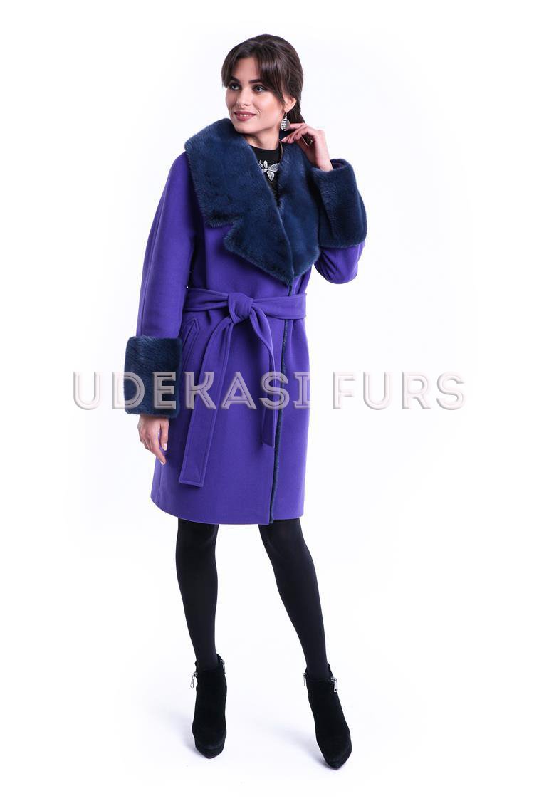 Пальто с мехом норки 9035-02 от магазина Udekasi Furs  - #1