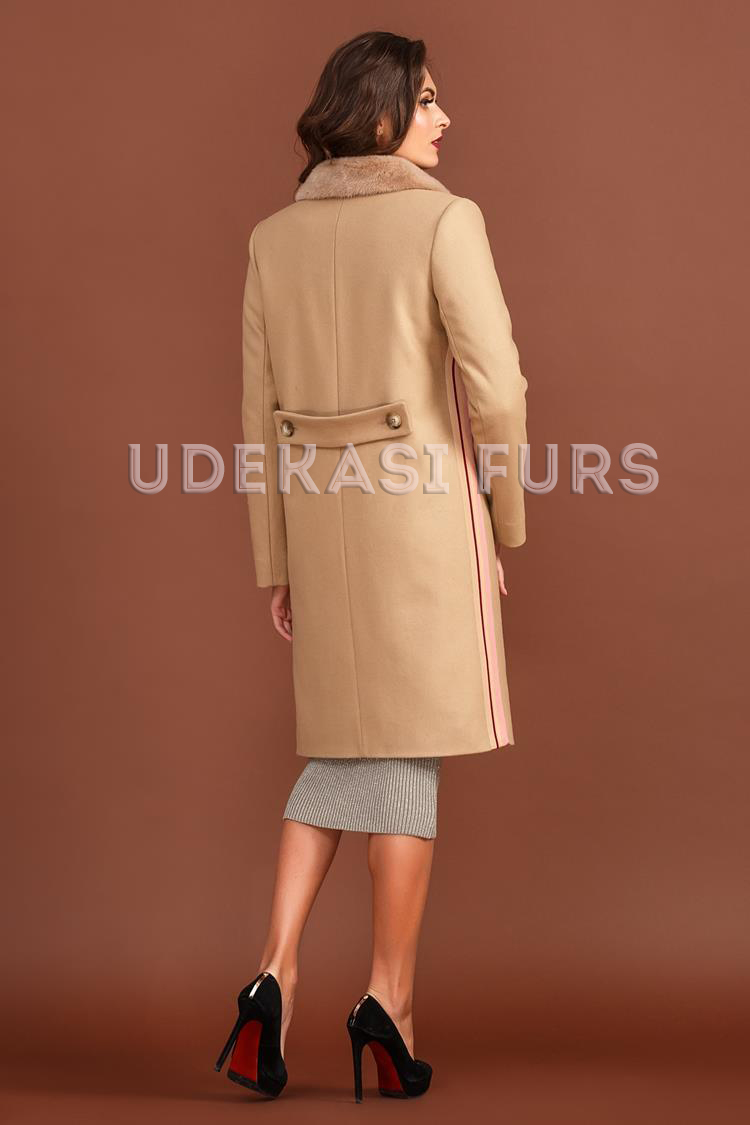 Пальто с мехом норки 9065-04 от магазина Udekasi Furs  - #2