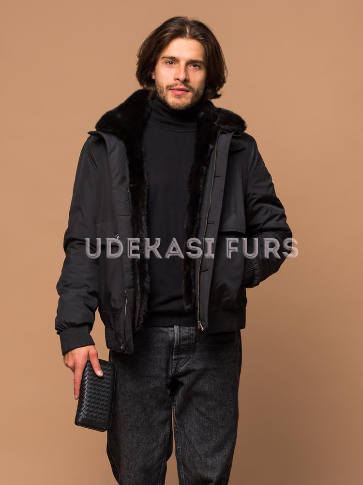 Куртка с мехом норки 4169-004 | Udekasi Furs  - #1